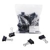 Universal UNV10210 Binder Clips - Medium, Black/Silver (1 Dozen)