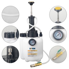DAYUAN 3L Manual Transmission Fluid ransfer Pump, Oil Filling Filler System Fluid Pump Tool for Automatic Transmission with Adapters