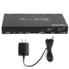 B12SA Black 1×2 HDMI 2.0 Splitter Aluminium Alloy with Scaler
