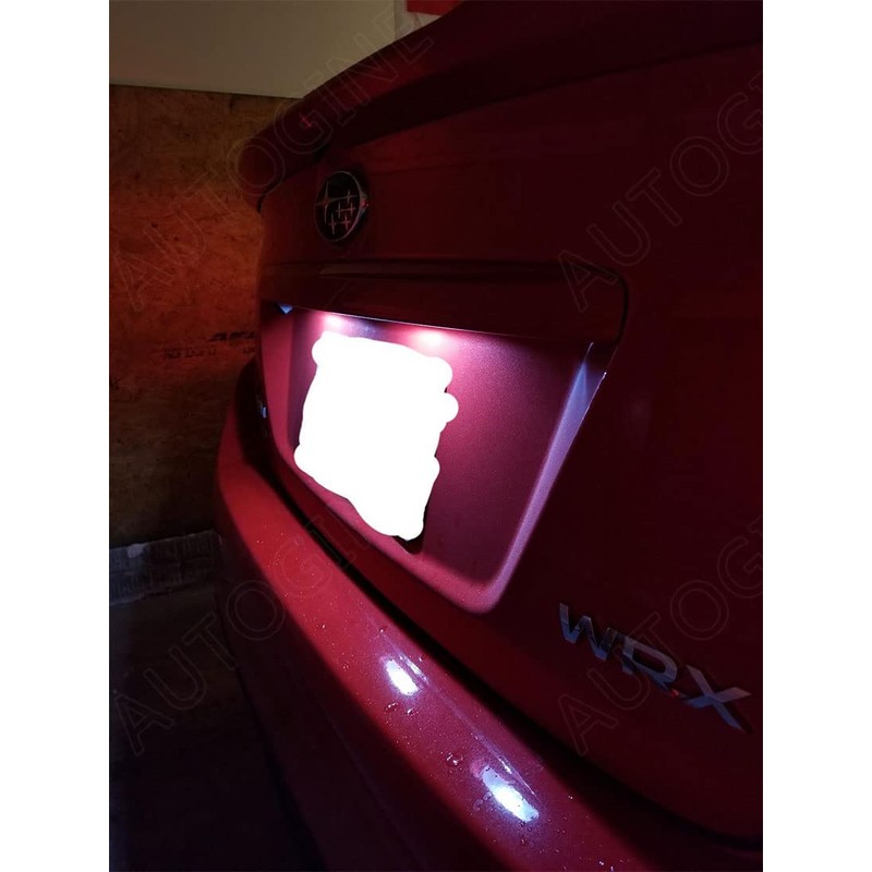 AUTOGINE White LED Interior Lights Kit for 2004-2021 Subaru WRX/WRX
