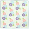 Hamamonyo Washed Towel Handkerchief, Tatewaku Morning Glory, Blue