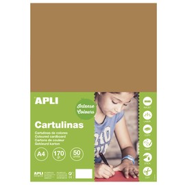APLI 16499 Hazelnut Paper A4 170 g 50 Sheets