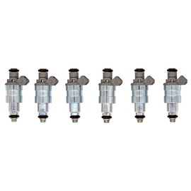 Inyector de combustible compatible con Dodge B1500 B2500 B3500 Dakota Ram 1500 2500 3500 Van Jeep Grand Cherokee Wrangler Mazda B2500 V8 5.2L 5.9L L4 2.5L 5.2 5.2 5.9 2.5 FJ6 FJ82