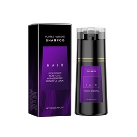 Purple Hair Dye Shampoo, Hair Dye Shampoo, Intensifies Vibrant Purple and Lavender Tones, Colour Extension with Nourishing Cleansing, Long Lasting Colour Brilliance, Easy Home Use