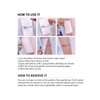 9 Sheets Realistic English Word Temporary Tattoos Stickers,70 Pcs Inspirational