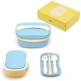 Miyoshi Seisakusho Mii Gift Set of 3 Blue Size: Approx. W10.8 x D7.2 x H8 2101-0011