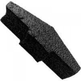 Ridge Vent End Plug Blk Foam