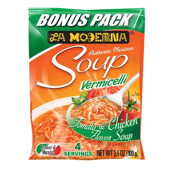 La Moderna Vermicelli Soup 3.5 Oz, (Pack Of 12)