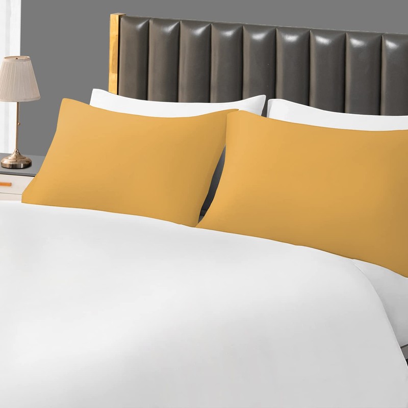 Pamposh Pillow Cases 2 Pack Super Soft Brushed Microfibre Pillow