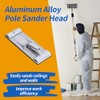 No-flip Pole Sander Head for Hicarer Drywall Featuring Quick Release