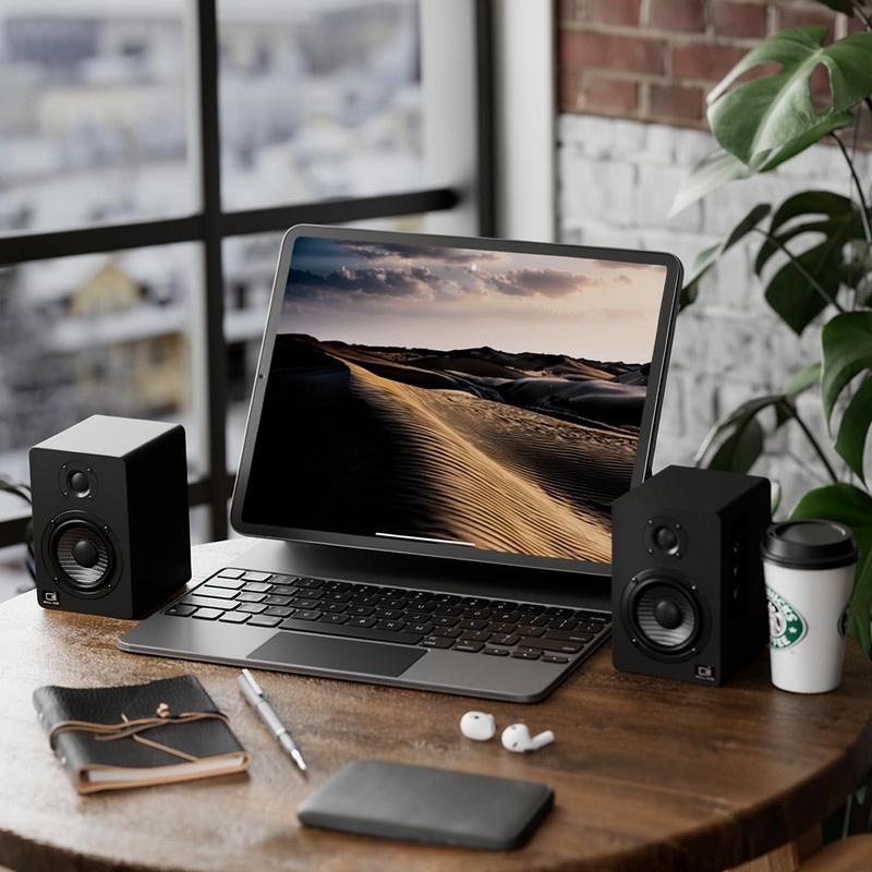 IBALL·BOX H1 Computer Speakers for Desktop PC, Monitor & Laptop,