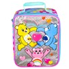 Carebears Lunch Tote Clear Design With Iridescent Underlay Lunch Bag