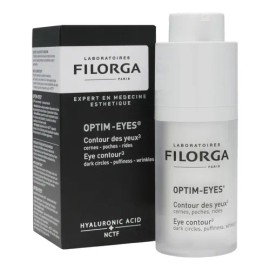 Filorga Optim-eyes, crema contorno de ojos, antiarrugas, de 15ml, para todo tipo de piel, uso de danoche.                                             