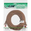 InLine Patch cord, InLine, S-STP/PiMF, Cat. 6, brown, 20m