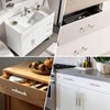 Haliwu 10 Pack Brushed Nickel Cabinet Pulls, Cabinet Handles Brushed