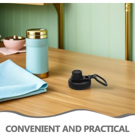 Tapas de Botellas Deportivas Boquilla Ancha y Diseño Ergonómico, 2 Piezas para Termos de Agua, Resistentes y Livianas, Ideales para Entrenamientos y Viajes