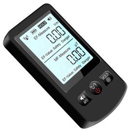 EMF Detector, 3-in-1 Handheld EMF Meter Detects EF, MF, WiFi Signal, Rechargeable Radiation Detector with 3 Color Backlight and Sound Alarm, Suitable for Home, Office, Ghost Hunting