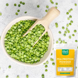 Pea Protein Powder (1lb) by Elo's Premium| 100% Food Grade Organic Pea Protein Powder | Packaged in Canada| Pure & Non-GMO | Excellent Source of Protein, Iron, Amino Acids, and More