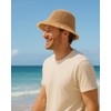 Zylioo S/M/L/XL Straw Fishing Hats for Large / Small Head,