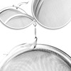com-four® Tea Strainer Made of 304 Stainless Steel - Large