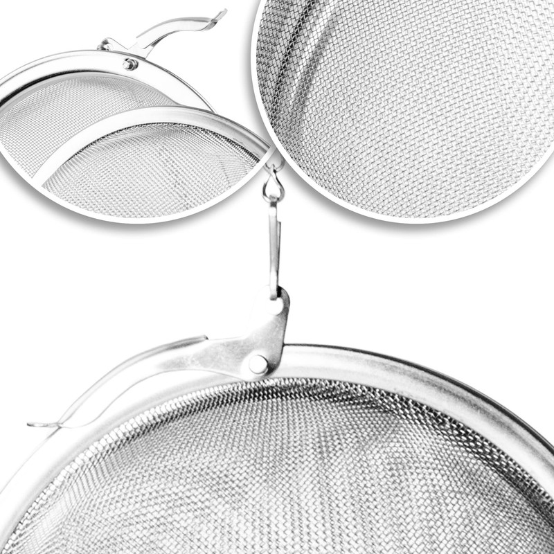 com-four® Tea Strainer Made of 304 Stainless Steel - Large
