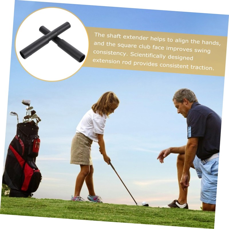 BIUDECO 2pcs Golf Club Extension Rods Graphite Shaft Putter Extender