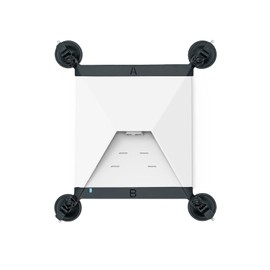 LiRenDiar Starlink Mini Sunroof Suction Cup Mount – Secure & Ultra-Stable Holder for Starlink Mini on Cars, RVs， SUVs，Boats and Road Trips (Black)