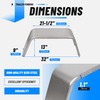 ECOTRIC Square Trailer Fenders For 14"-16" Wheels Compatible with Car