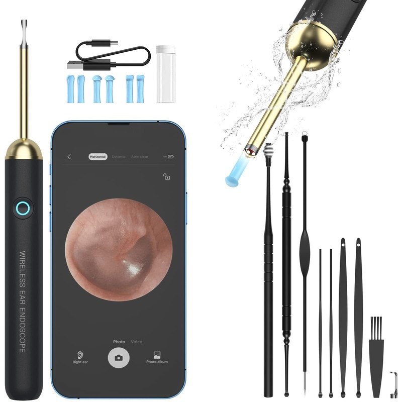 NIUQICT Ear Wax Removal, Earwax Removal Tool, Ear Cleaner 6