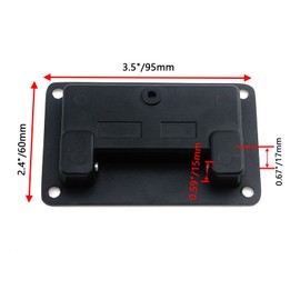 Bitray Recessed Pull Handles Black Toolbox Recessed Flush Pull Handle