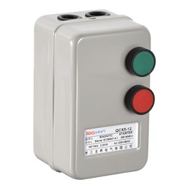 MECCANIXITY Magnetic Electric Motor Starter, 220V 2.2KW 3HP, 2 Phase Magnetic Switch Motor Starter for Air Compressor