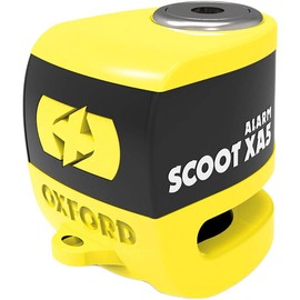 Oxford Scoot XA5 Alarm Disc Lock (5mm Pin) Yellow