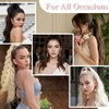 Benehair 32 Inch Ponytail Extension Long Curly Wavy Drawstring Ponytail