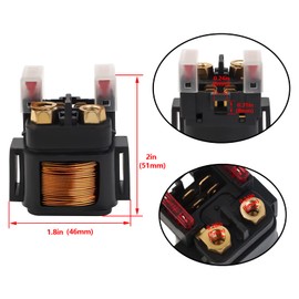 Road Passion Motorcycle Starter Relay Solenoid Yamaha YZF1000 1997-2001 XVS1100 V-Star Custom Classic 1999-2009 YZFR1 YZF-R1 1999-2000 2002-2006 2009