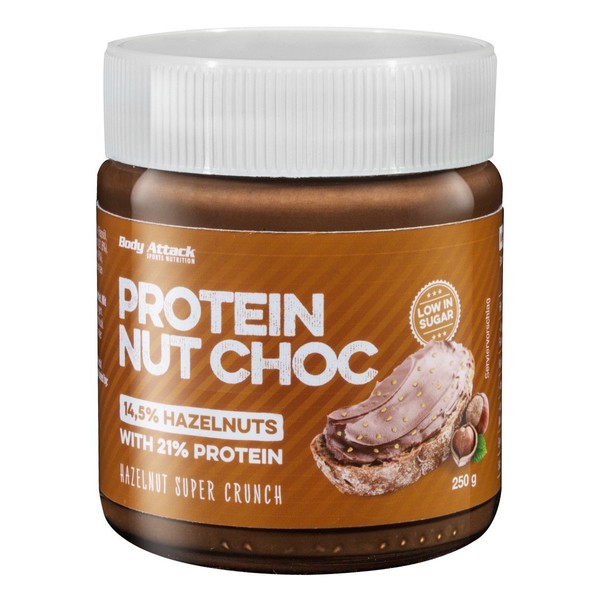 Body Attack Protein Nut Chocolate, 1er Pack (1 x 250g), , ,