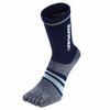Morethan DVA-015 5 Toe Cycle Socks, Washi Fiber Filling, Retroreflective,