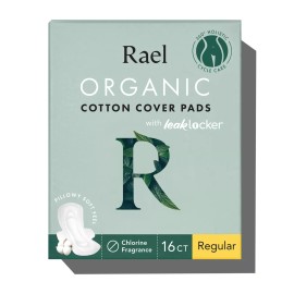 Rael, Inc Rael Organic Cotton Cover Sanitary Napkins With Wings, Unscented, Regular Size - 3 Pack, Regular