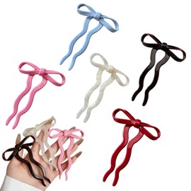 5 Pcs French Hair Pin,Thicker French Hair Pin, French Pin,French Pins Hair,Hair Updo Accessories,French Twist Hair Pin, French Twist, Hair Pin, Hair Pins For Women, Hair Fork, U Shaped Hair Pins