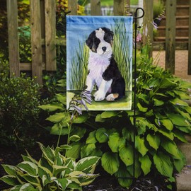 Caroline's Treasures SS8372GF Australian Shepherd Garden Flag Mailbox Flag Decorative Yard Flag Banner Outside Patio Artwork Yard Flower Beds, Garden Size, Multicolor