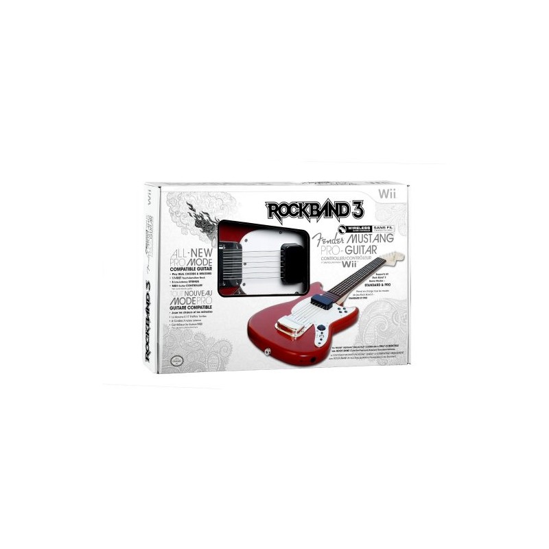 Rock Band 3 Wireless Fender Mustang PRO-Guitar Controller for Wii