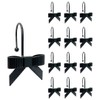 12PCS Decorative Shower Curtain Hooks, Bow Knot Curtain Hooks Shower