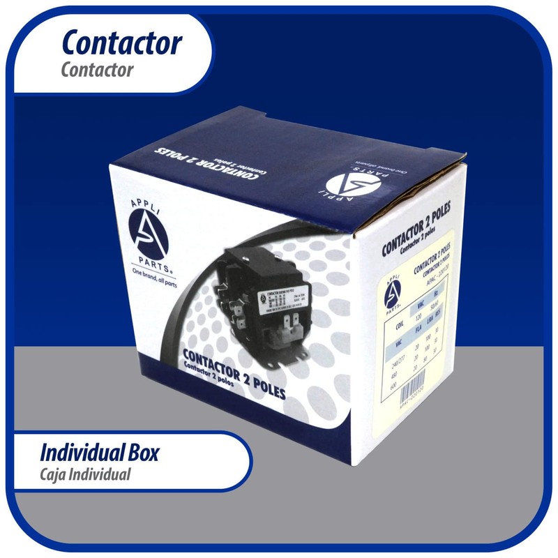 Appli Parts APAC-240240 Heavy Duty 2 Poles Contactor 40 Amp