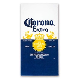 Corona Logo Beach Towel 30 x 60 inch 100% Cotton Beer Label Pool Towel, Travel, Camping, Lake (30" x 60", Blue)
