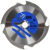 OX Fibre Cement Cutting Blade - 4 Teeth - 165/20