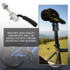 eMagTech 3pcs Bike Quick Release Seat Post Bolt M8x1.25mm Black