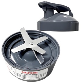 Blender Extractor Blade Compatible with NutriBullet 600w 900w Pro Flip Top to Go Lid Blender Replacement Parts 2PCS