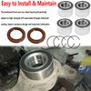 BIGLKNM Front & Rear Wheel Bearing Seal Kit for Can-Am