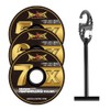 HERCULES Fly Fishing Tippet 3 Pack with Fly Tippet Holder,