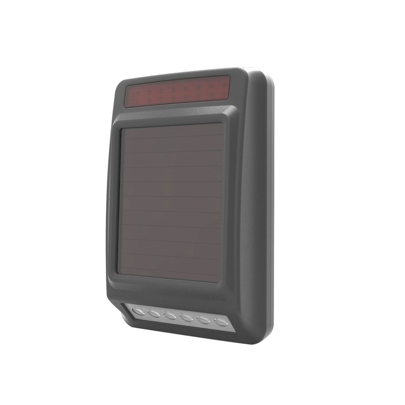 HTZSAFE DIY Solar Wireless Outdoor and Waterproof Alarm Receiver and