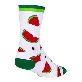 SockGuy Unisex Juicy 6in Crew Athletic Cycling/Running Socks (US, Alpha, Small, Medium, Regular, Regular, Juicy)